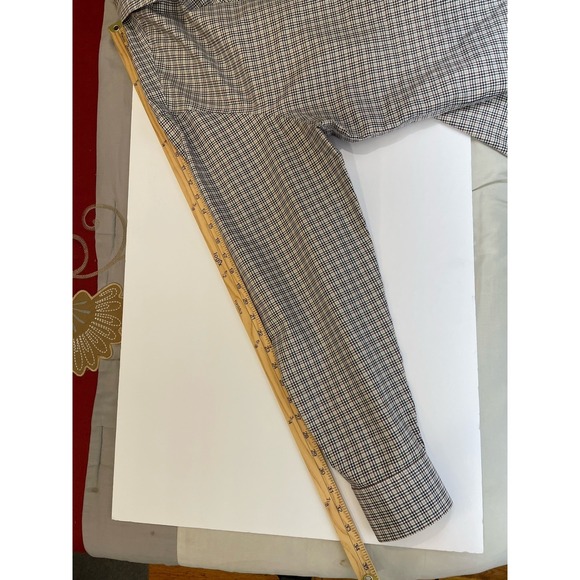 UNTUCKit Vinchenzo Wrinkle Free Shirt Men's 3XL Multi White Check Cotton Casual - Picture 8 of 8